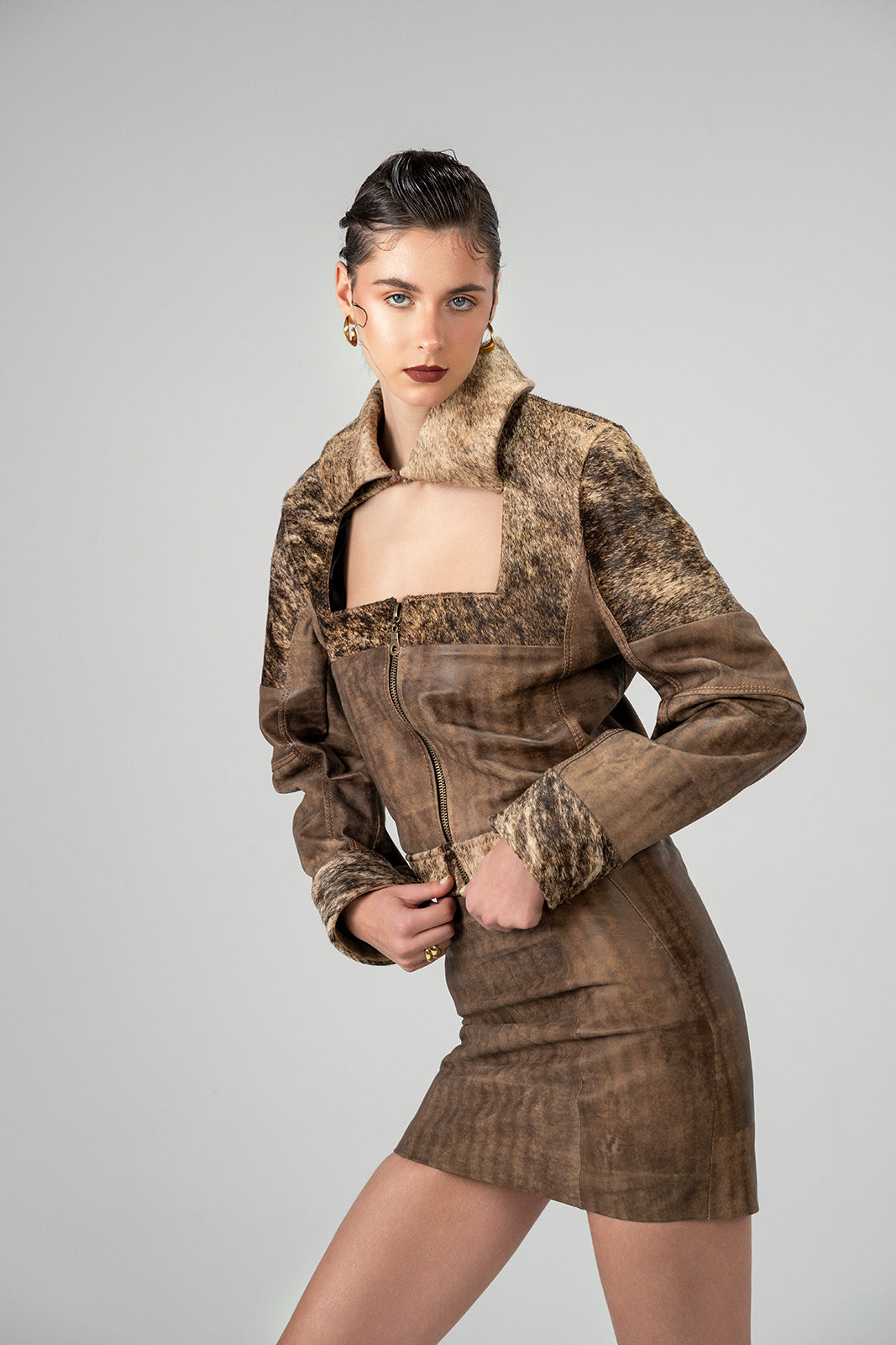 The Rebel Leather Skirt
