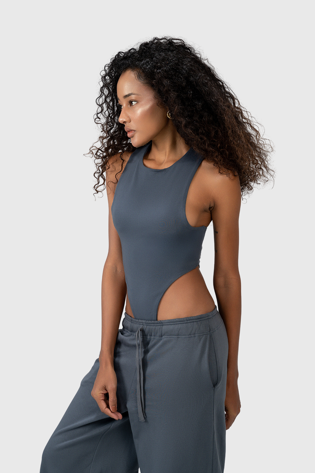Sleeveless Cut Out Bodysuit