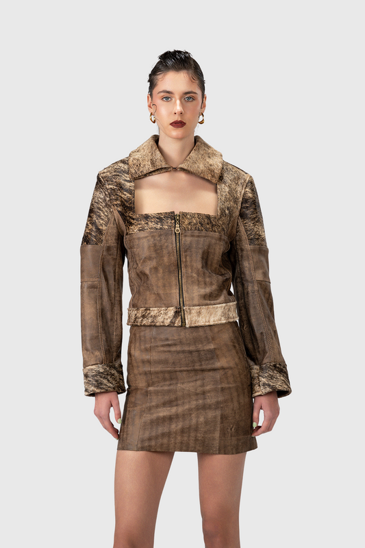 The Rebel Leather Skirt